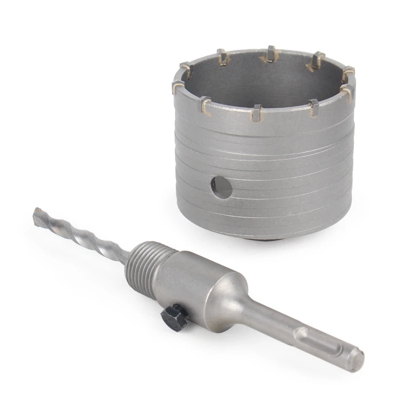 HEDA 80mm foro in lega di carburo di tungsteno per calcestruzzo sega SDS PLUS punta per trapano cava elettrica aria condizionata tubo pietra di cemento