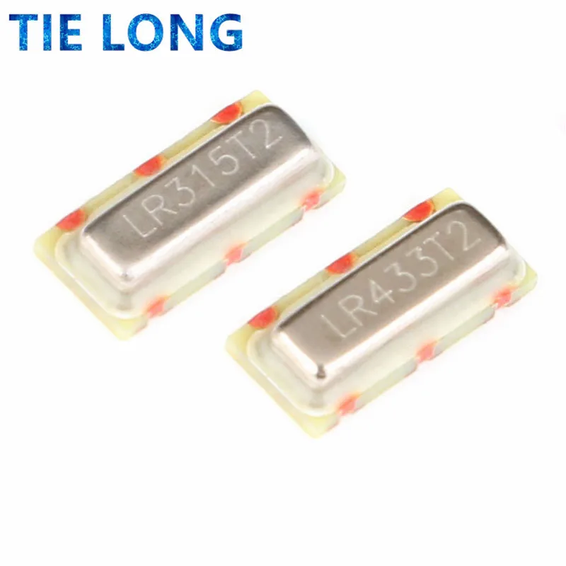 10pcs original genuine SMD crystal oscillator LR315T2/LR433T2 315/433Mhz surface acoustic resonator