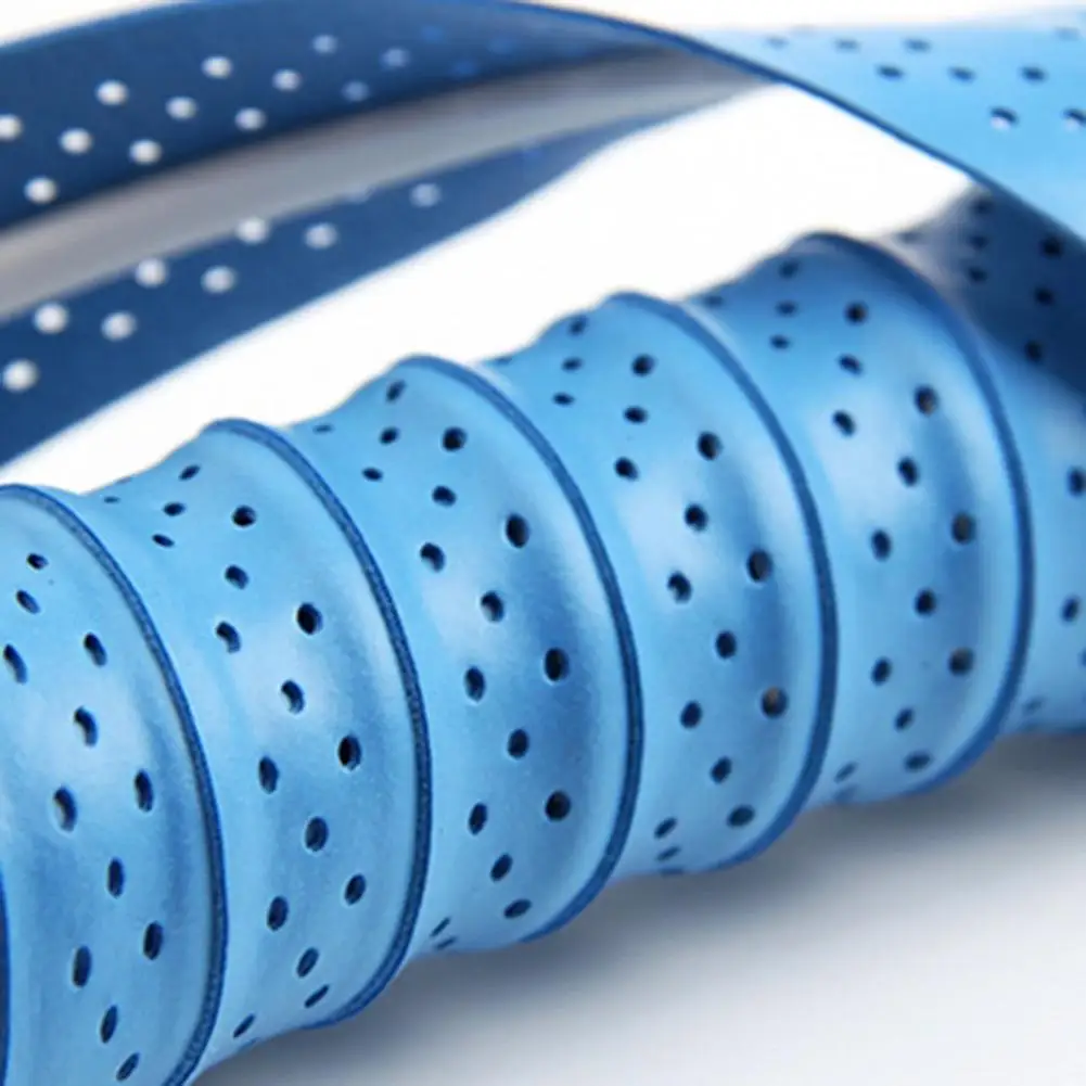 1Pair Non-Slip Breathable Holes Tennis Badminton Racquet Handle Overgrips Tape Badminton Accessories