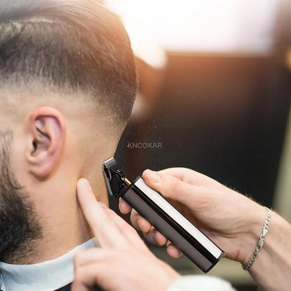 Машинка для стрижки волос Мужская аккумуляторная с зарядкой от USB и ЖК-дисплеем