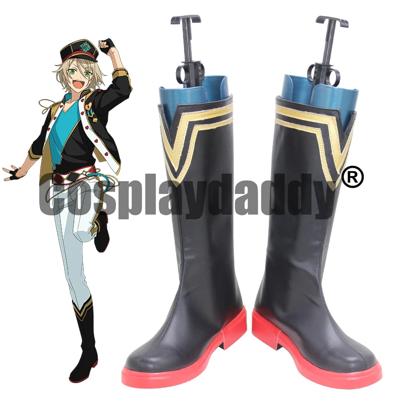 Ensemble Étoiles! Alcaloid A belle beauté avec épines aura hiratori Original fleuri Ver. Chaussures de jeu Cosplay, bottes X002