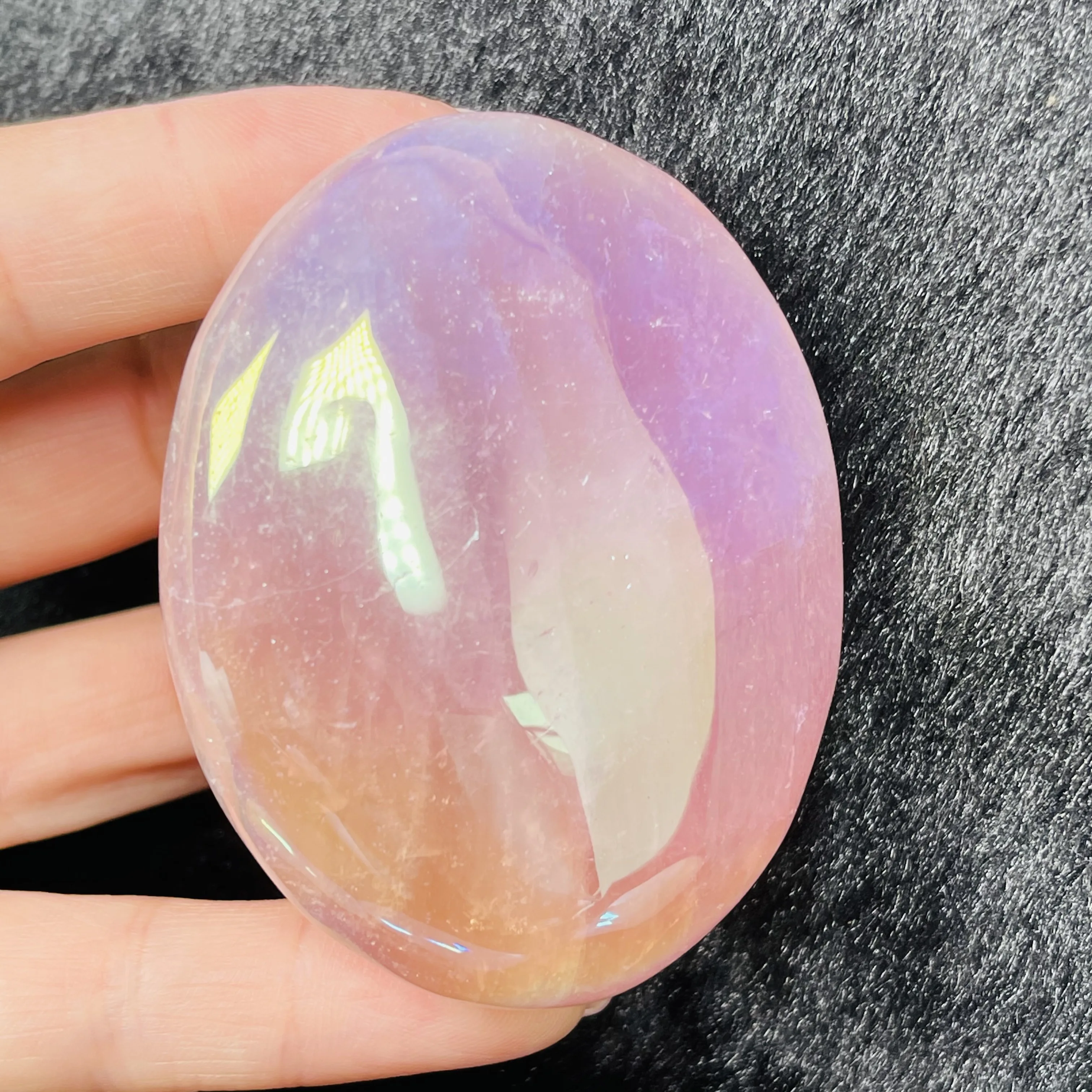 Natural Pholished Aura Crystal Massage Quartz Hot Compress Stone Healing Crystals Reiki Energy Chakra