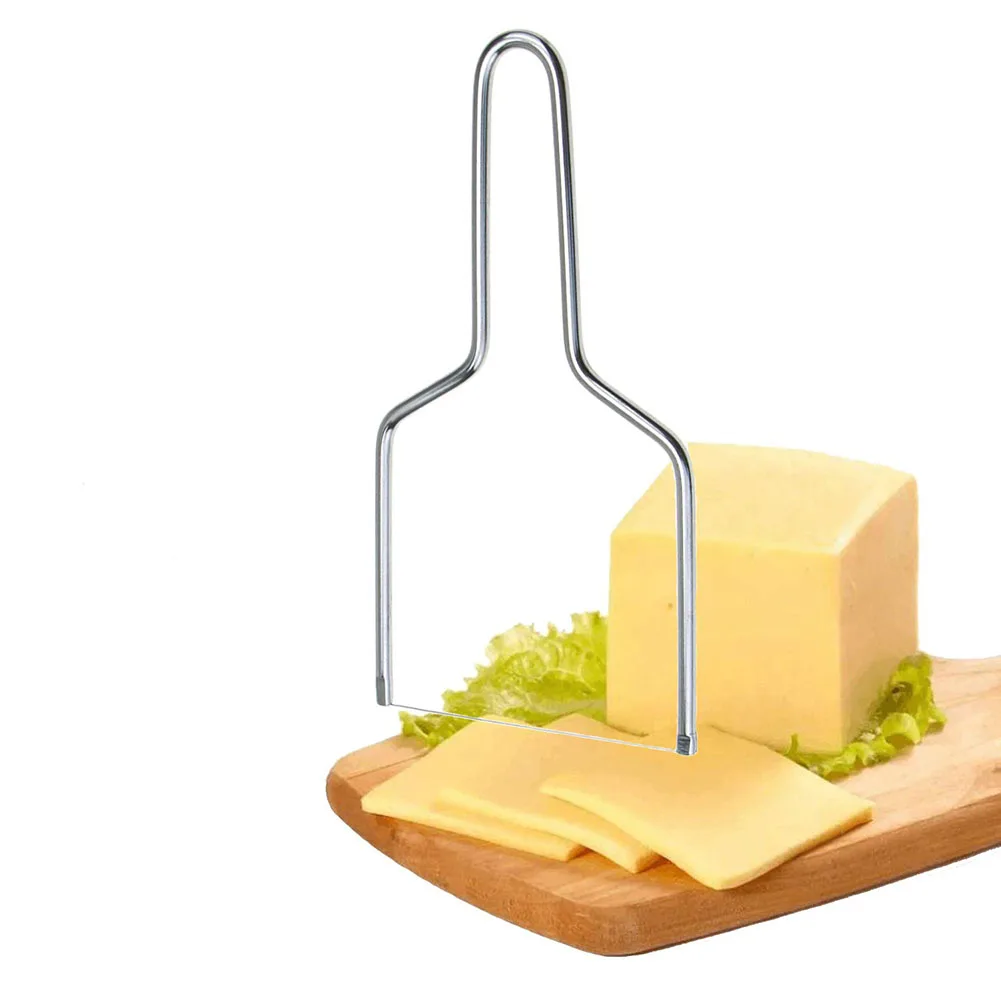 Cheese Slicer Stainless Steel Cheese Slicers with Wire Handheld Butter Cutter Tools Kitchen Accessories