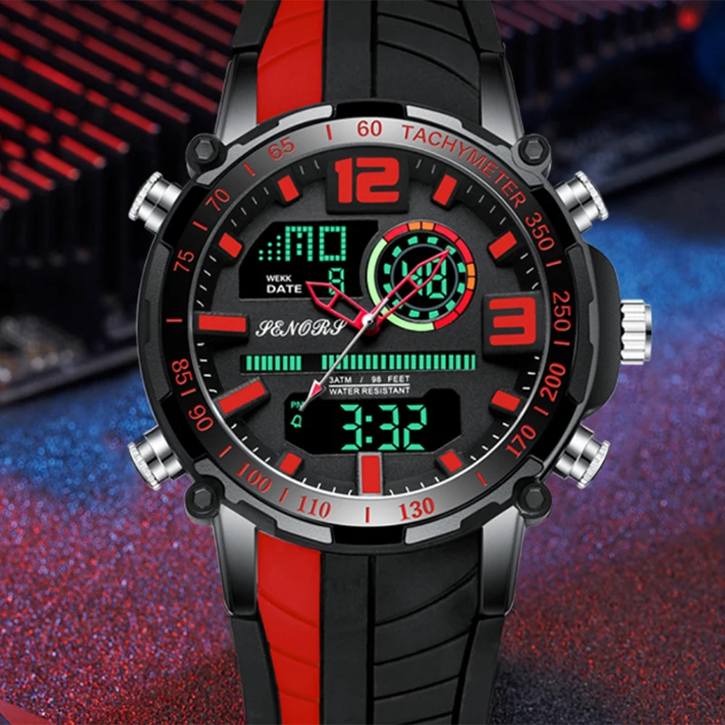 Senors Sports Watch Men Famous LED Digital Watches Male Clocks Men\'s Watch Relojes Deportivos Herren Uhren Reloj Homme 2020 NEW