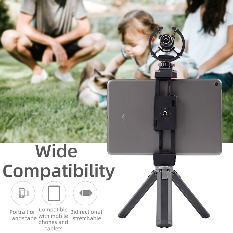 XILETU XJ17 adattatore per supporto per Tablet per iPad Pro Mini Air 1 2 3 4 adattatore per treppiede per montaggio su Tablet Microsoft Surface Live