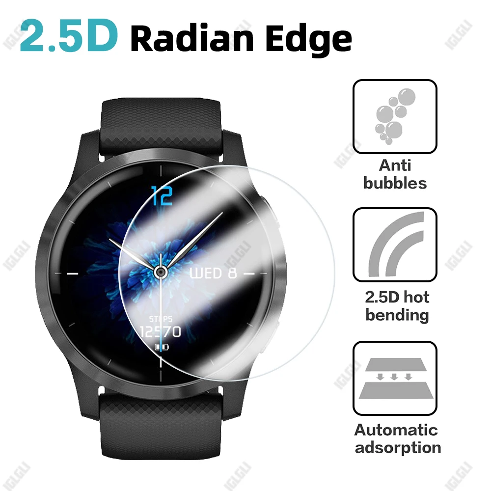 Cristal templado de alta calidad para reloj inteligente Garmin Active S Swim 2, Protector de pantalla, accesorios de protección transparentes