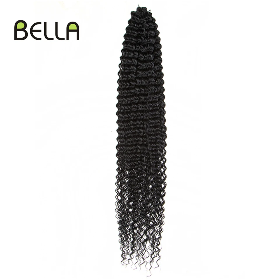 Bella Crochet Hair Synthetic Water Wave Hair Extensions Ombre Blonde 613 Brown 30 Inch Hair Braids Twist Curly Hair For Woman