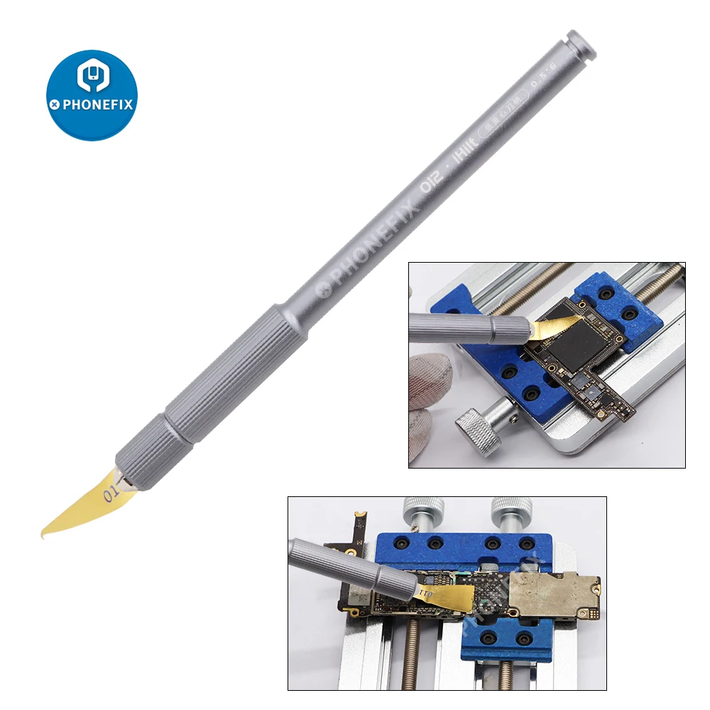 QIANLI 011 Multi-function Degumming Tin Removal Knife for iPhone Repair IC Chip Repair CPU NAND Remover BGA Maintenance Knife