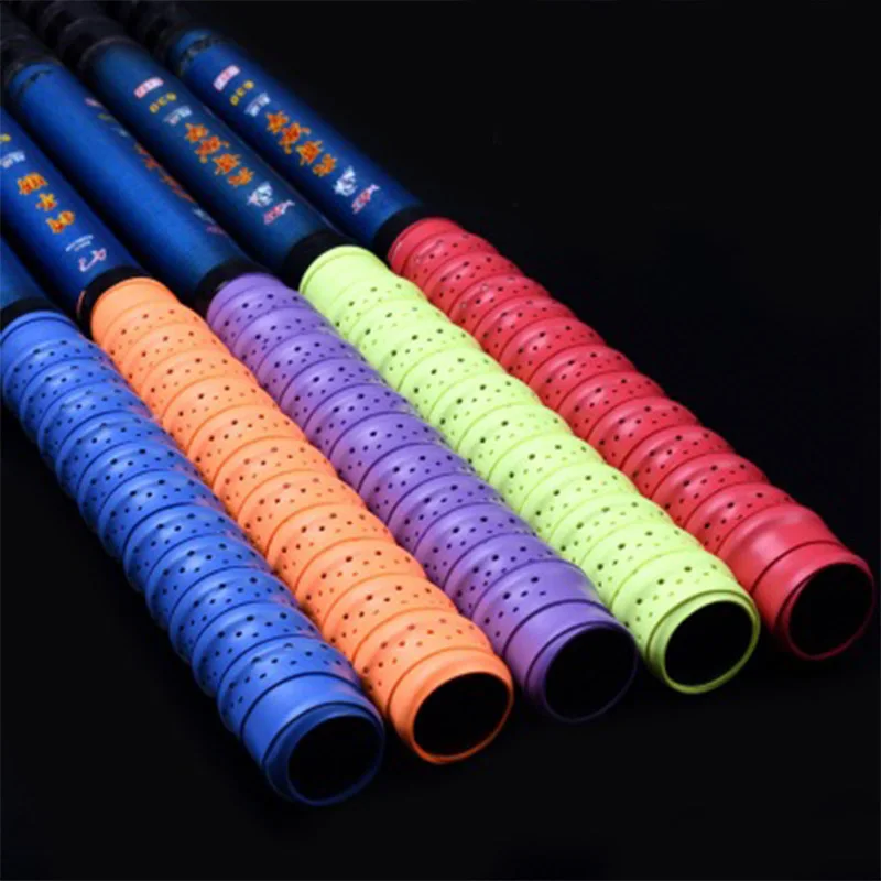 New Fishing rod heat-shrinkable tube handle cover, grip winding belt, silicone thickened non-slip waterproof sweat-absorbent bel