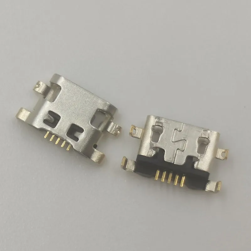 100pcs Micro Mini USB Lade Jack Buchse Daten Port für Lenovo A708t S890 Alcatel 7040N HuaWei G7 G7-TL00 Ladegerät stecker