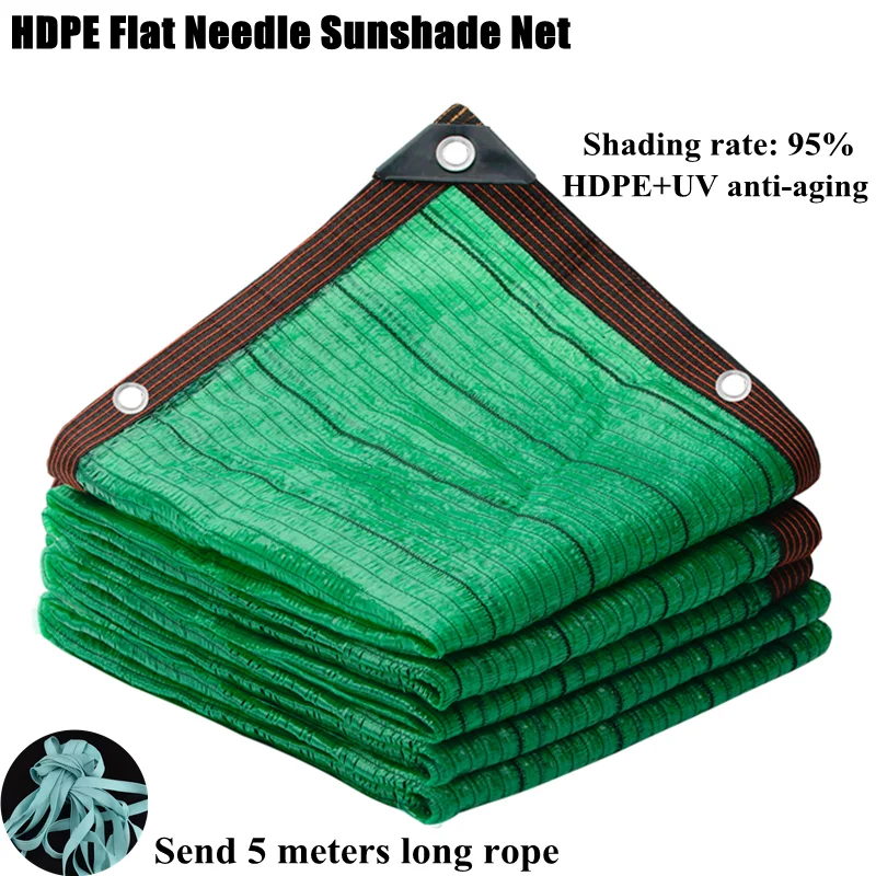 

Green Anti-UV HDPE Flat Needle Sunshade Net Succulent Plant Shading Net Outdoor Swimming Pool Shade Cloth Courtyard Awnings