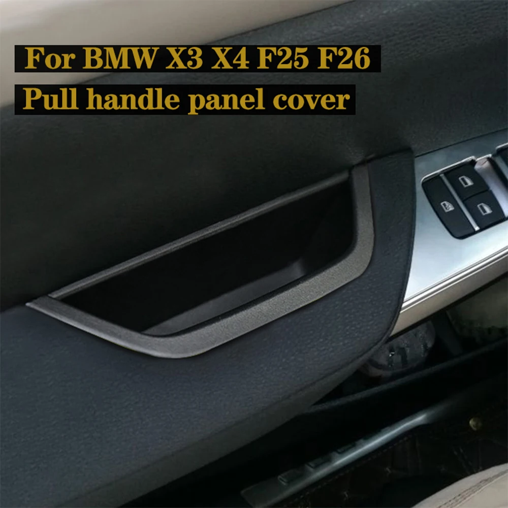 Car Left Right Interior Door Handle Inner Door Panel Handle Pull Trim Cover For BMW X3 X4 F25 F26 2011-2017