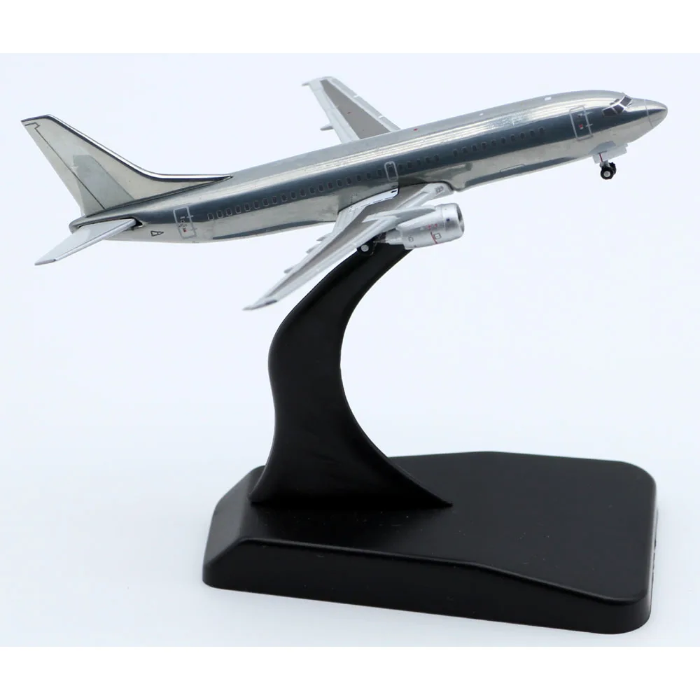 1:400 Alloy Collectible Plane Gift JC Wings BK2012 Blank Polish Boeing B737-300 Diecast Aircraft Jet Model With Stand