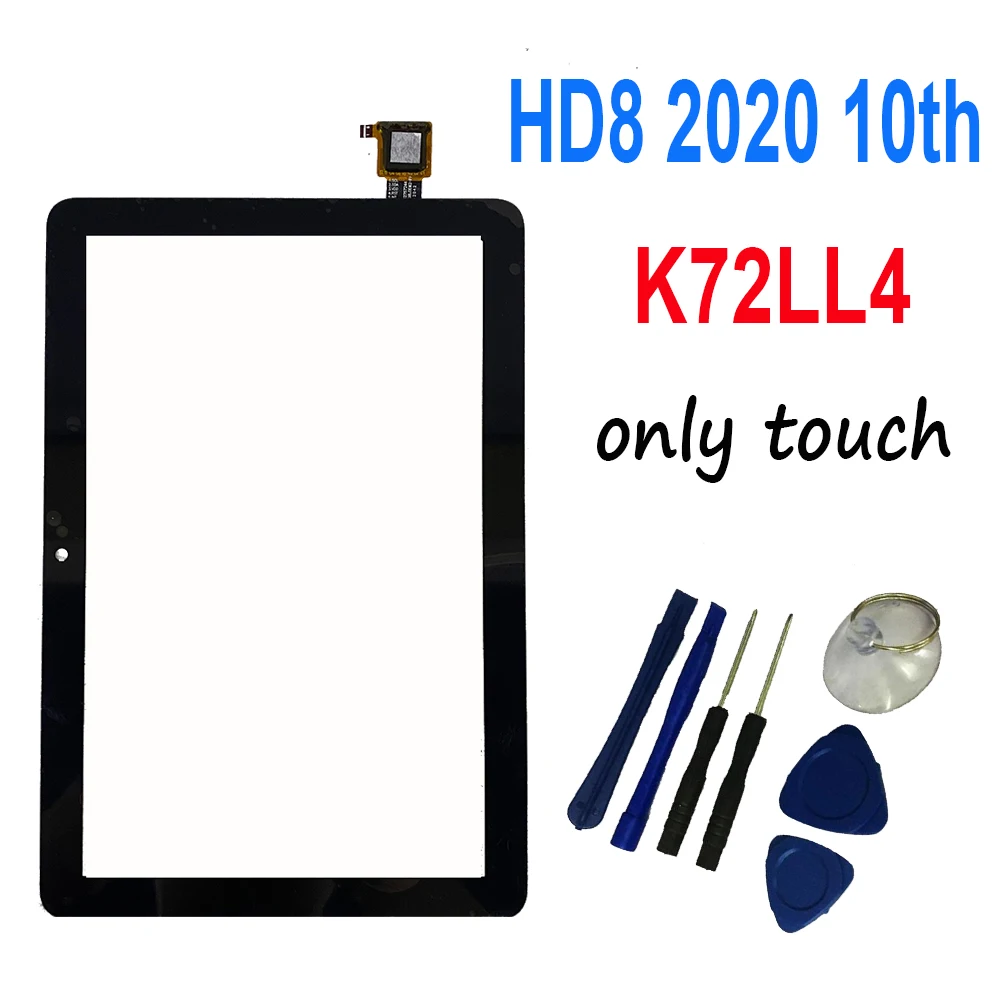 Tablet Touch screen For Amazon Fire HD8 HD 8 2020 10th Gen K72LL4 Touch Screen Digitizer Glass Replacement