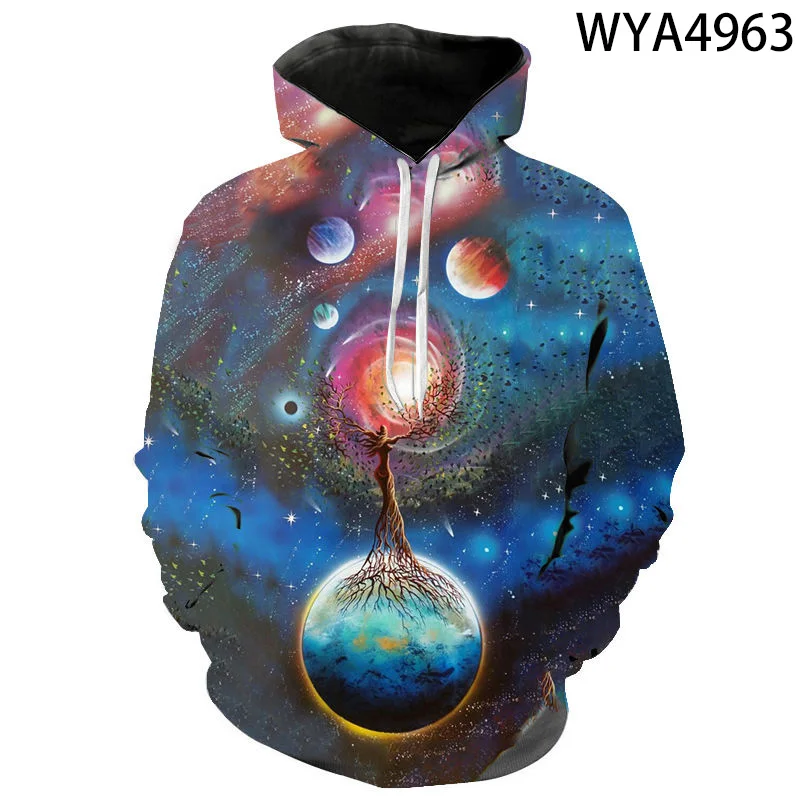 3D Printed Universe Starry Sky Astronaut Hoodies Men Women Children Long Sleeve Sweatshirt Coat Cool Fashion Streetwear Pullover