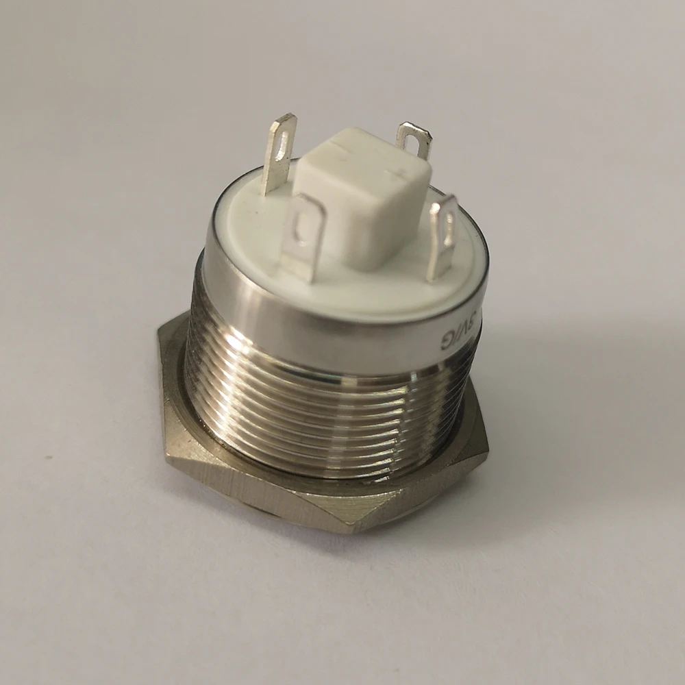 10 pieces 22mm Momentary Normally Open Ring Illumination Push Button Anti Vandal Switch