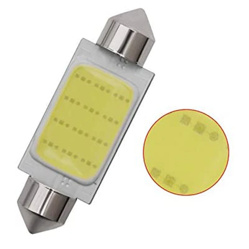 Girlande 31mm 36mm 39mm 41mm C5W C10W LED COB 12SMD 12V Helle Weiße Lampe für auto Innen Dome Lesen Kennzeichen Led Licht