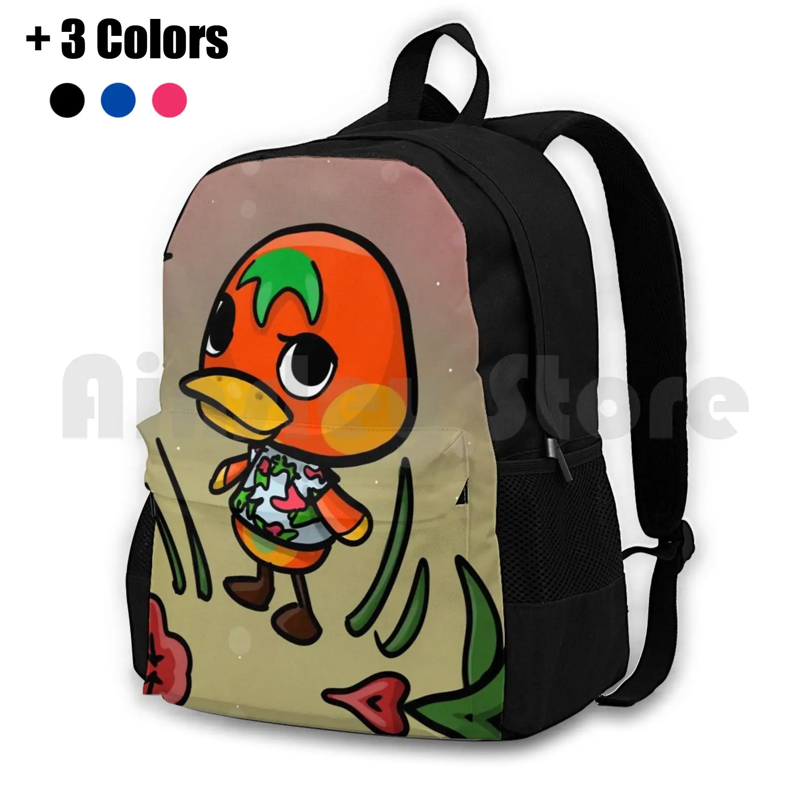 Ketchup From Animal Outdoor Hiking Backpack Riding Climbing Sports Bag Animal Marshal Acnl Coffee Sulky Wild Word New Leaf