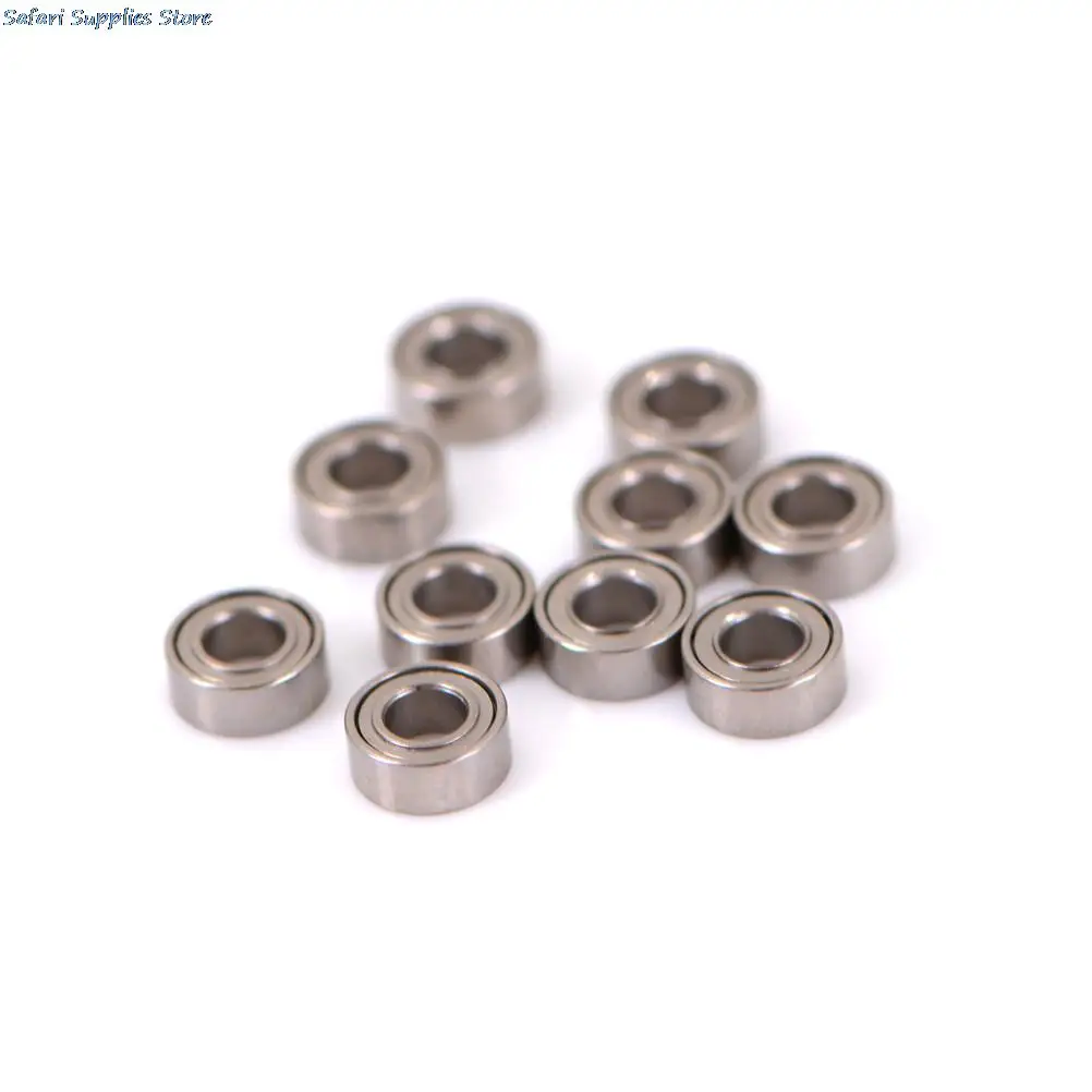 10pcs/Lot Miniature Ball Bearings 3*6*2.5mm Small Double Shielded Miniature Metal Steel Bearing Mini Steel Roller Bearing