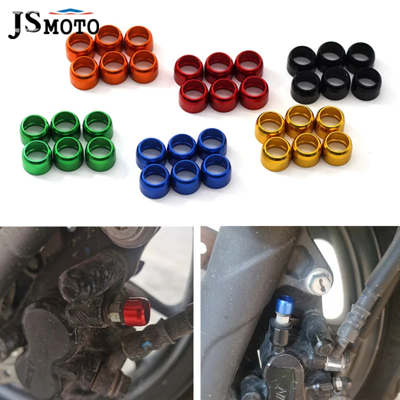 For HONDA CB600 CB900 CRF1000L CBF600 Brake Caliper Screw Bolts Nuts cover Decorative Protector Cover Motorcycle Accessories