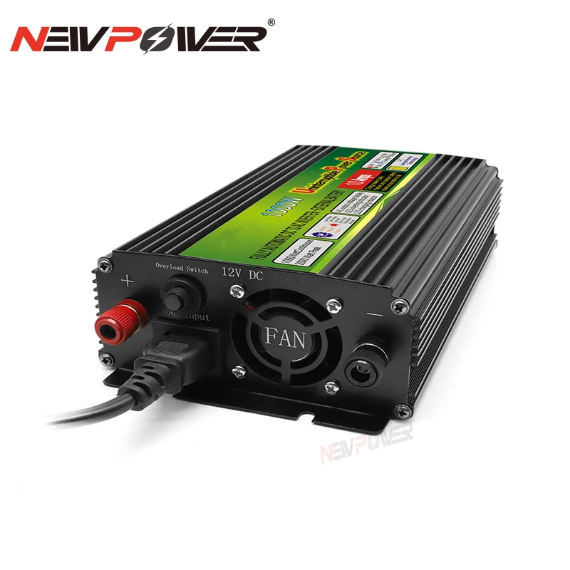 Imagem -05 - Inversor Carregamento 12v 10a Max 1500w Ups 12v dc para ac 220v Modificado Inversor de Onda Senoidal Usb Carro Energia Solar Alta Qualidade 1000w