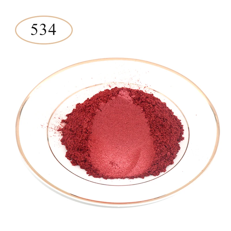 Wine Red Pearl Powder Soap Nail Eye Shadow Decoration DIY Coloring Art Crafts Mica Powder Mineral Pearl Pigments Painting