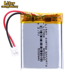 3.7V 500mAh 403040 akumulator do MP3 MP4 mobilny bluetooth GPS zabawka długopis czytający głośnik litowo-jonowy bateria Lipo