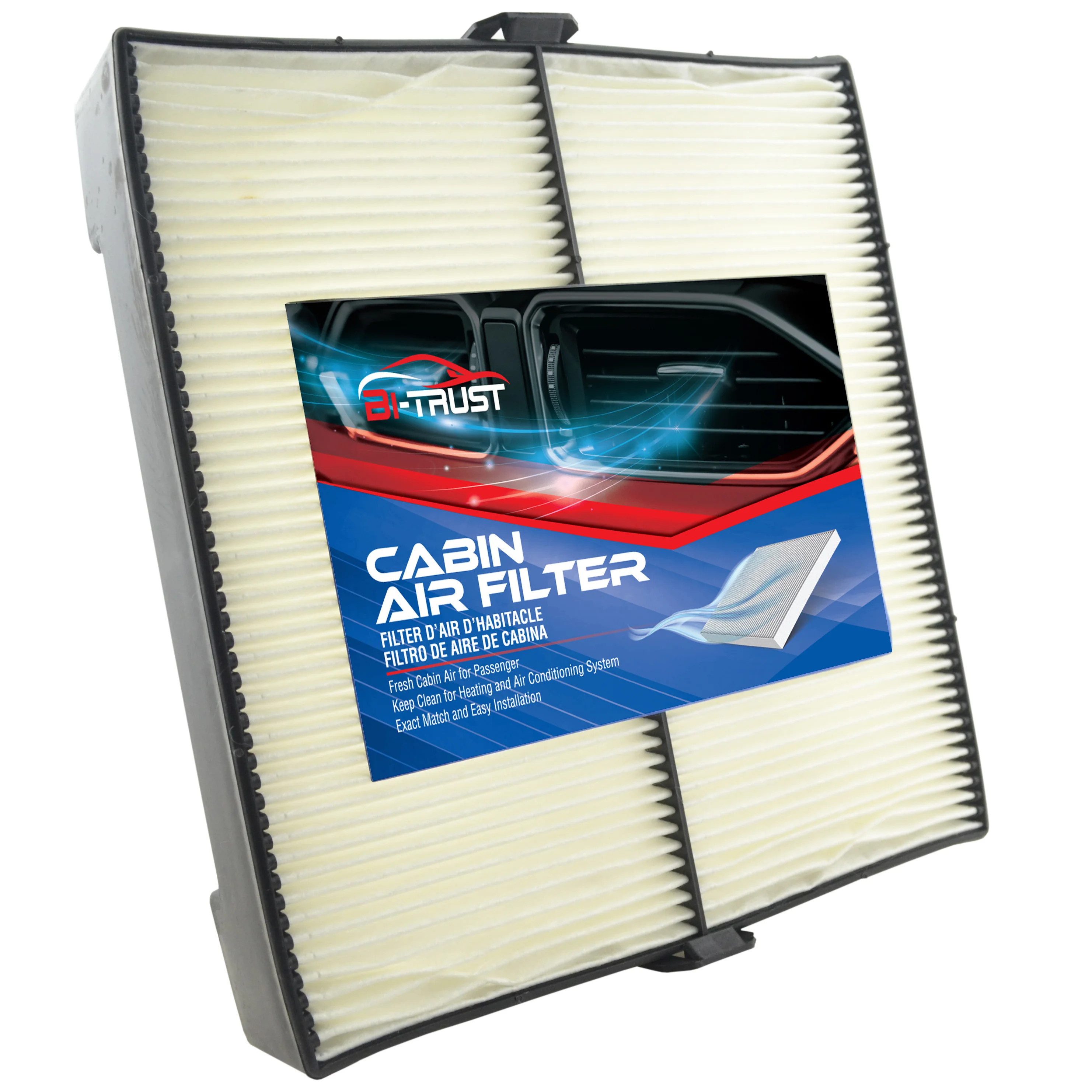 Bi-Trust Cabin Air Filter for 2003-2008 Subaru Forester H4 2.5L 72880-SA000 72880-SA0009P G3010-SA100 CF10745 car assessors