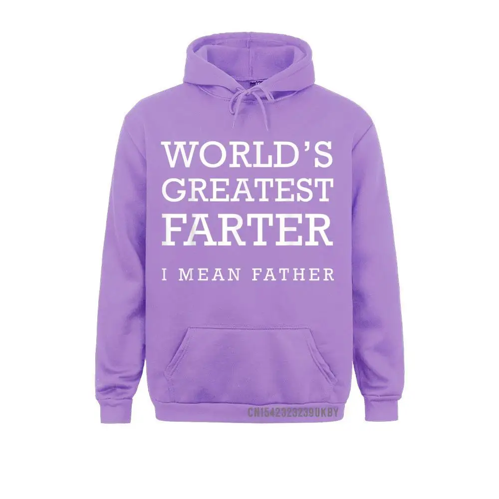 New Coming Mens World's Greatest Farter I Mean Father Harajuku Sweatshirts Women Hoodies Long Sleeve Sportswears