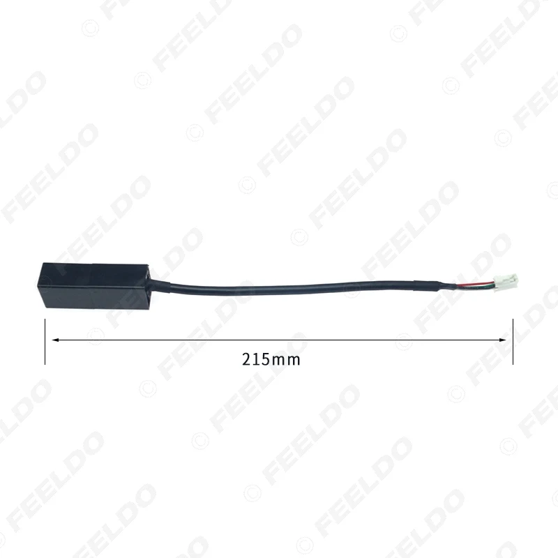 FEELDO Car Radio Audio 4Pin Connector to USB Input Wire Adapter For Honda CRV City Mitsubishi ASX USB Cable #FD6366