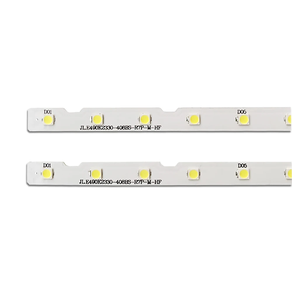 Imagem -04 - Led Background Light Strip Bar para Samsung 49 tv Aot_49_nu7300_nu7100_2x38_3030c_d6t2d1_19s2p Rev. v4 Ue49nu7140 Ue49nu7100 38