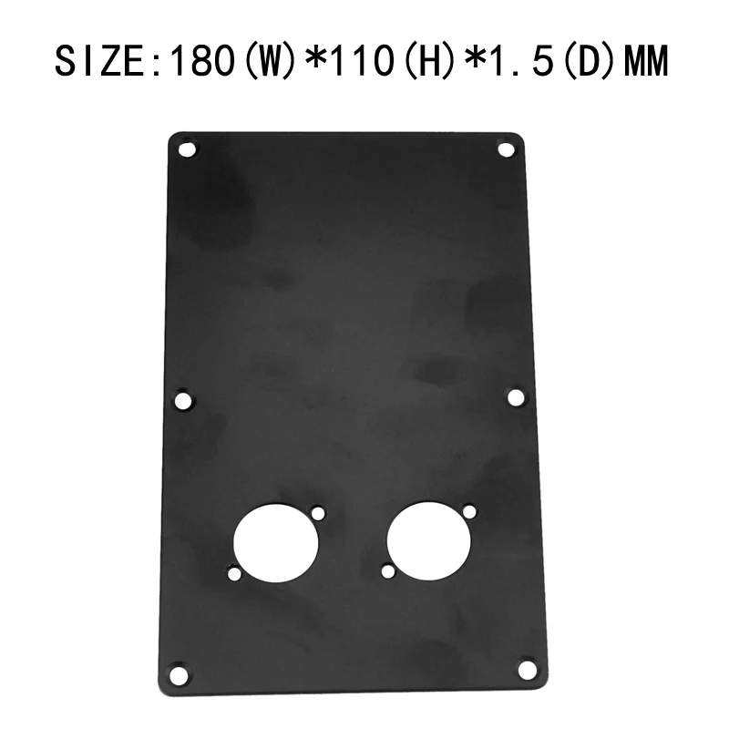 KROYWACH Steel PRO Audio Speaker Back Plate, piastra posteriore in acciaio per Line Array speaker ,180X110MM, No.FA