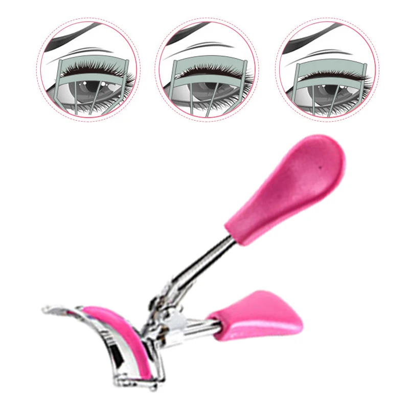 Recourbe-cils en silicone coloré portable, pince à friser les cils, pince à épiler, cosmétique, beauté, outil de maquillage, vente en gros, chaud, 1 pièce