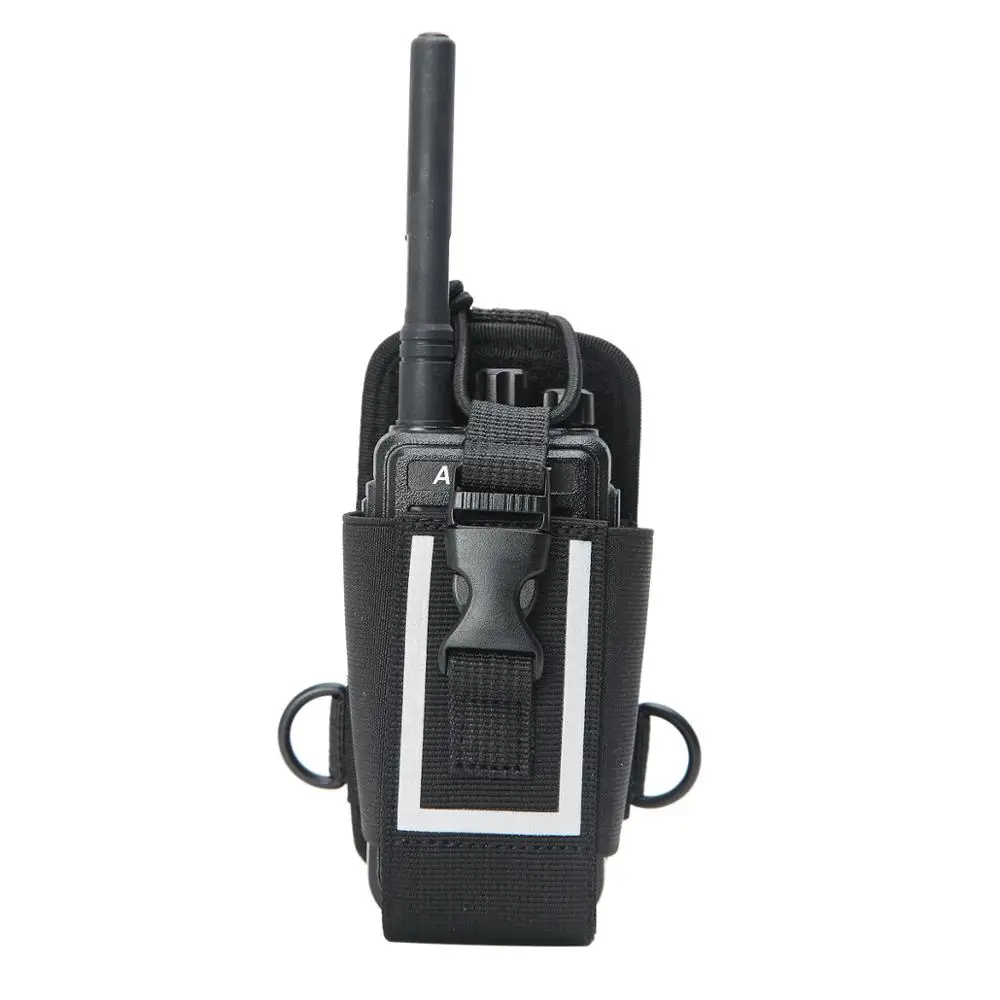 

BAOFENG & ABBREE MSC-20M Walkie Talkie Fluorescence Big Nylon Carry Case for Motorola BaoFeng UV-5R UV-82 UV-9R Holder Radio