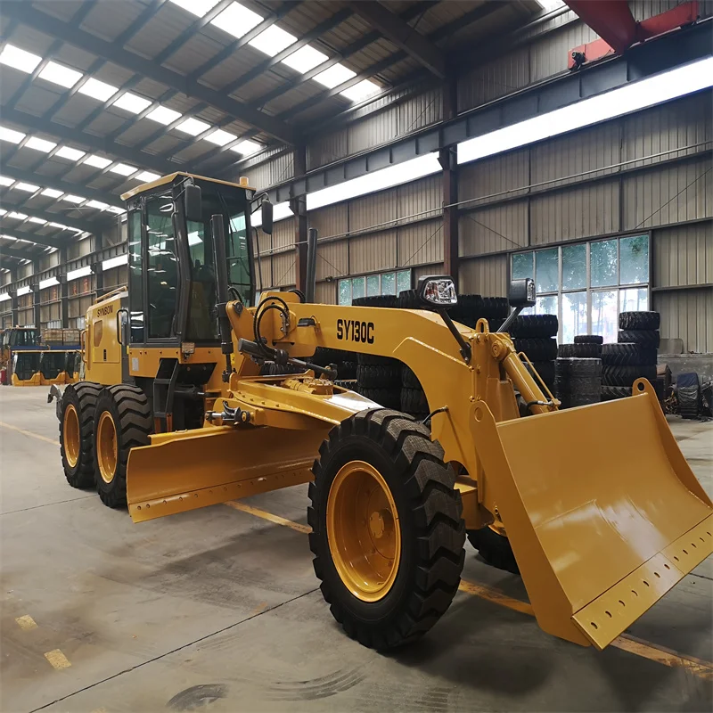 SYNBON  Widely Used Road Construction Equipment Mini Grader Small Motor SY130C
