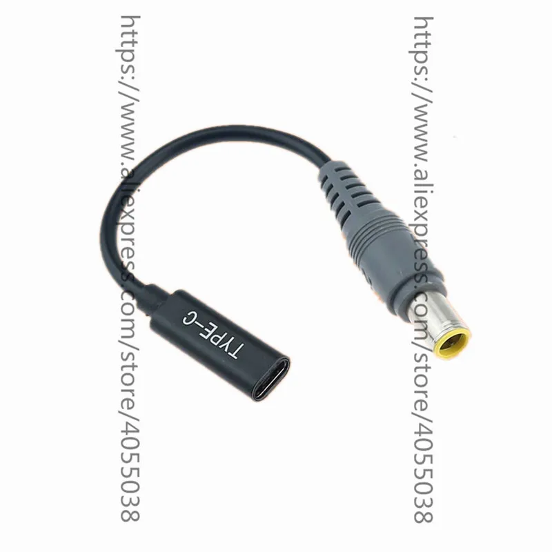 USB 3.1 Type C USB-C To DC 20V 7.9 x 5.5MM 7.9*5.5mm Power Plug PD Emulator Trigger Charge Cable for Laptop