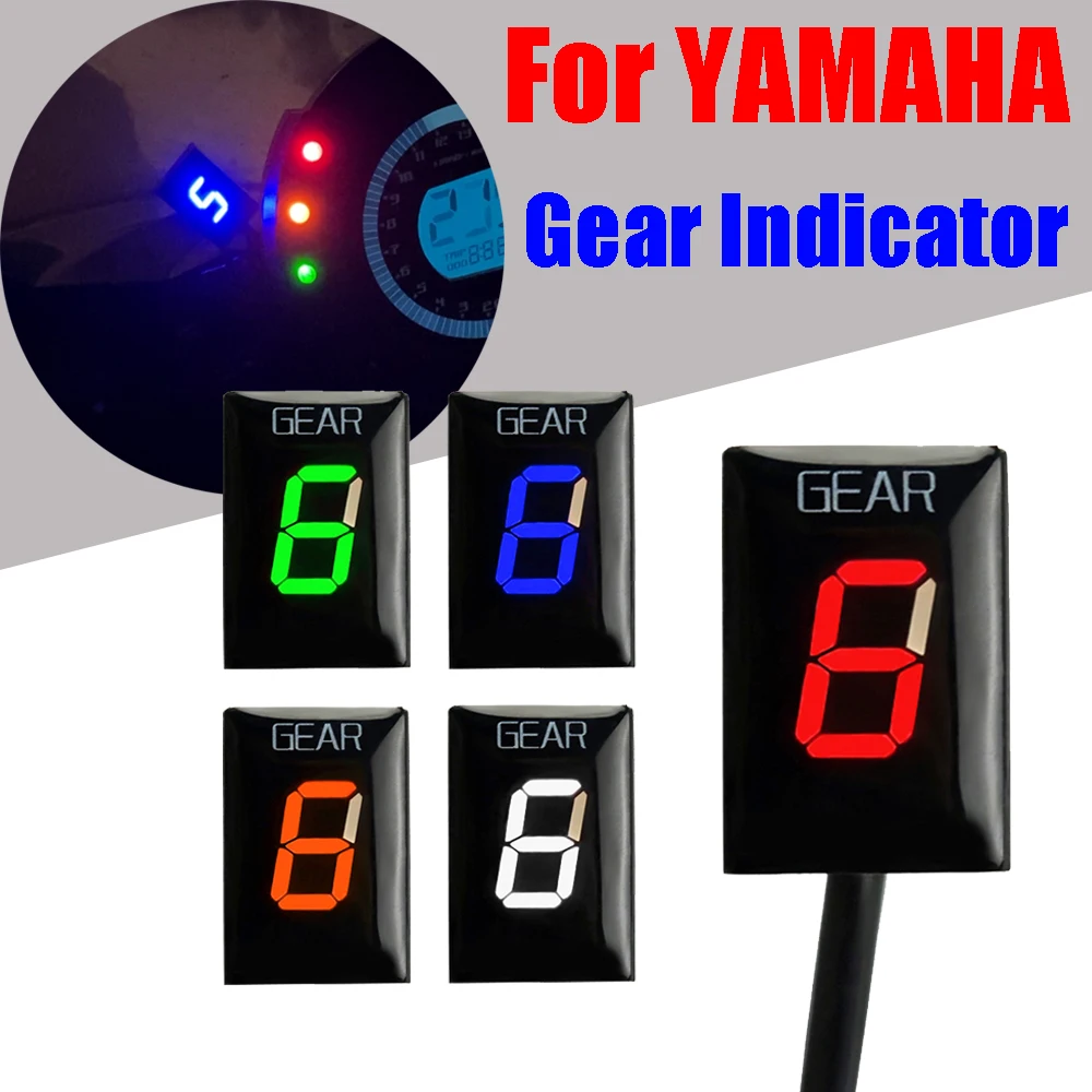 For Yamaha Bolt Ralder Dlverslon Dyag Star Fzh150 Fzn150 V-Star Mt01 Motorcycle 1-6 Speed Digital Gear Indicator Display Meter