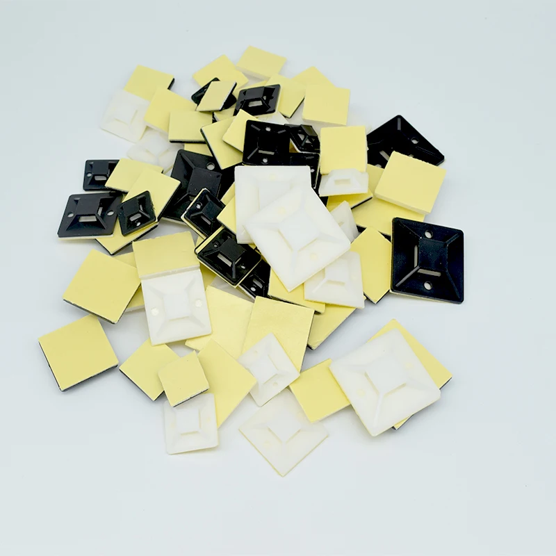 100PCS-20PCS עצמי דבק רכב כבל קליפים המותח זרוק חוט עניבת Fixer מחזיק כבל ארגונית ניהול שולחן כבל עניבת מלחציים