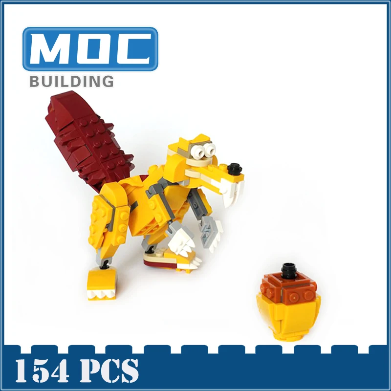 Scrat Movie Model Bricks Ice Age Squirrel Acorn Figure Connection MOC Building Blocks Toys Gifts