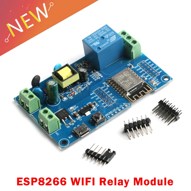 ESP8266 WIFI bezprzewodowy moduł przekaźnikowy AC DC zasilacz pojedynczy przekaźnik ESP 12F płyta modułu rozwojowego pilot Smart Home