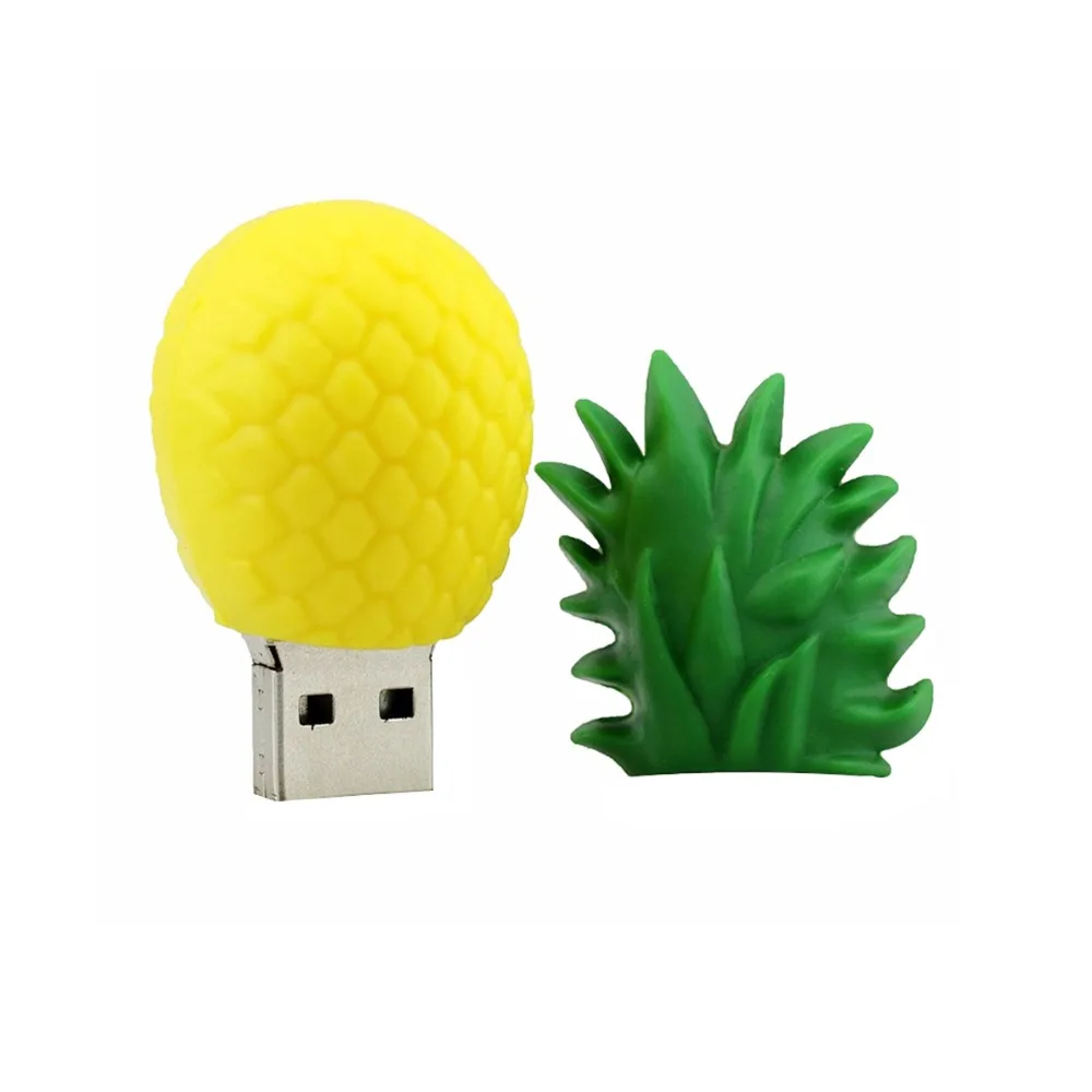 Для малышей с изображением в виде ананаса, USB флэш-накопитель 4 ГБ 8 ГБ 16 ГБ оперативной памяти, 32 Гб встроенной памяти, Творческий Фрукты Usb флэш-накопитель 256 ГБ флеш-накопитель 128 ГБ флеш-накопитель флэш-накопитель из дерева
