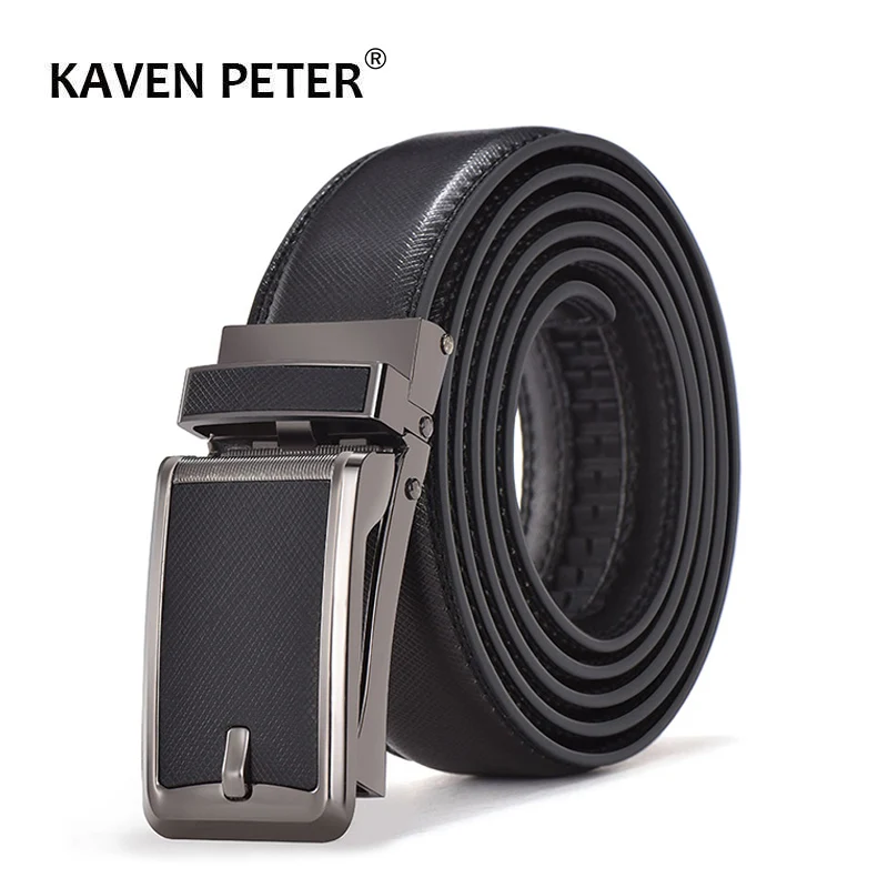 

Luxury Brand Automatic Buckle black Belts Male Genuine Leather Strap Belts For Men Top Quality Belt Cummerbunds