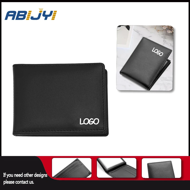 

1pcs Men's Leather Car Driver License Bag Credit Card Holder Men's Gift with Brand Car Logo For Infiniti Porsche Volvo BMW Jeep