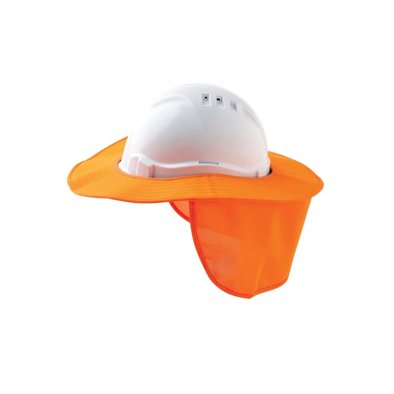 Gorra de protección para el cuello, sombrero duro de seguridad para trabajadores de la construcción al aire libre, sombrilla de verano