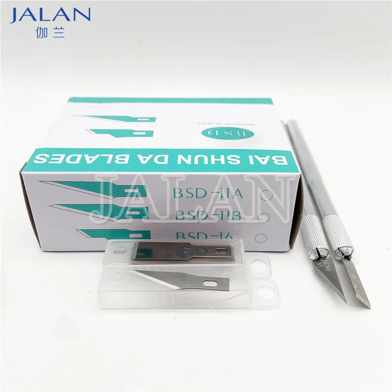 10PCS BSD Carving blade Mobile Repair Motherboard CPU IC Glue Cleaning Knife For FACE ID Dot Matriax Repair Tools