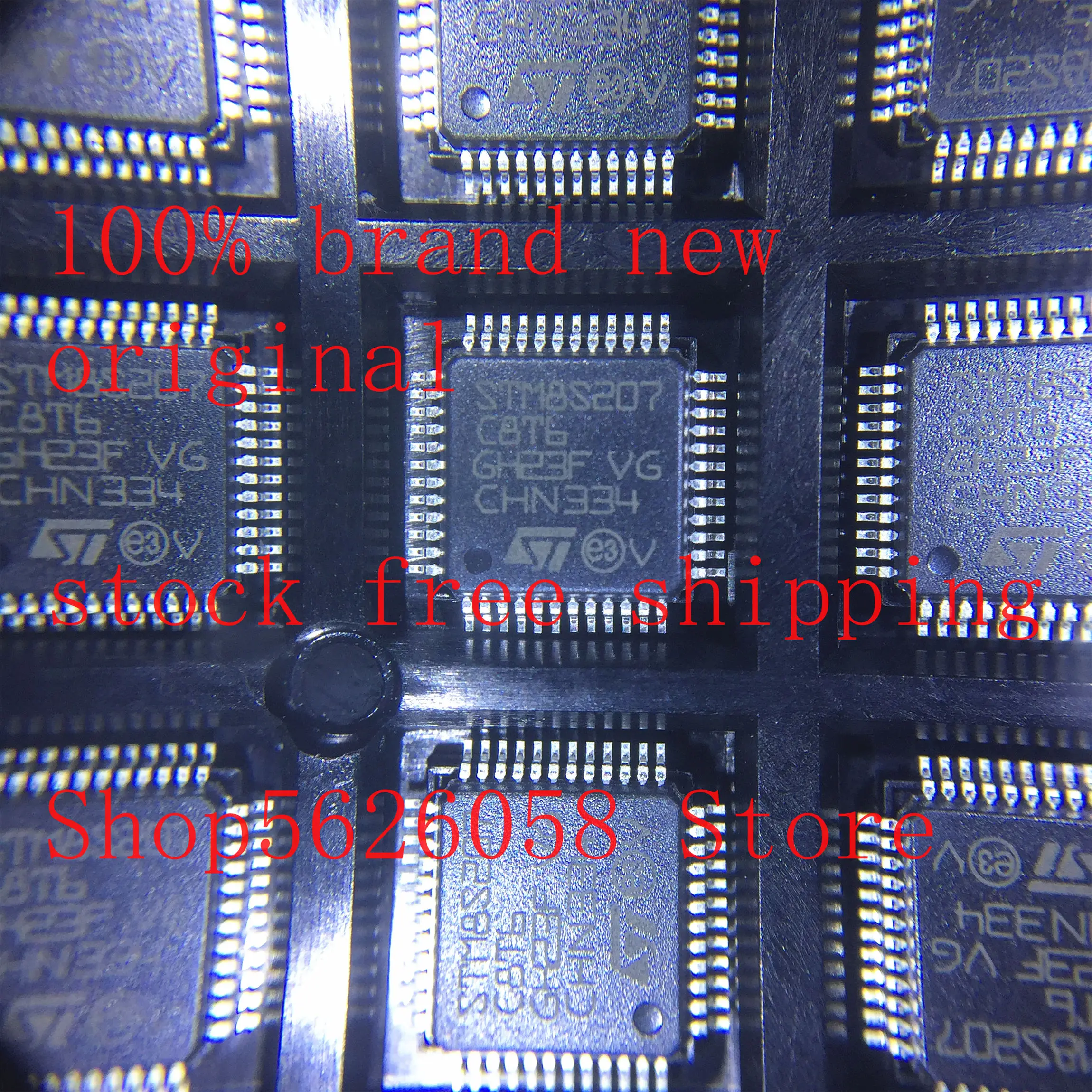 1PCS/LOT STM8S207C8T6 STM8S207 QFP48 100% new original