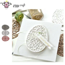 Piggy Craft metal cutting dies cut die mold Easter pattern eggs Scrapbook paper craft knife mould blade punch stencils dies