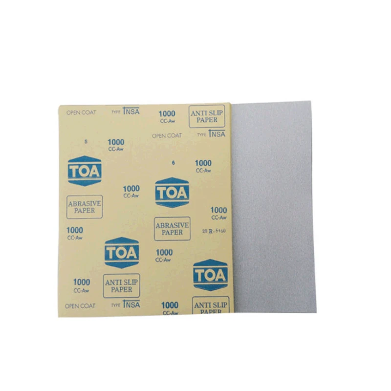 TOA Non-filling Abrasive Paper Sandpaper TOA Dry Sandpaper Woodworking Paint Polishing Electro Coated Antislio Paper