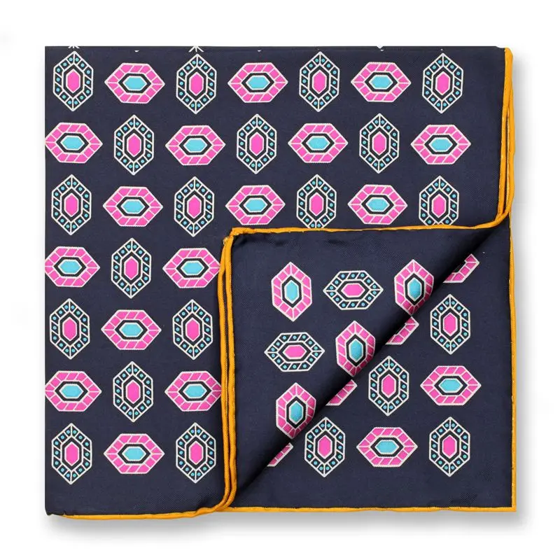 Mens Pocket Towel 100% Silk Square Handkerchiefs High Quality