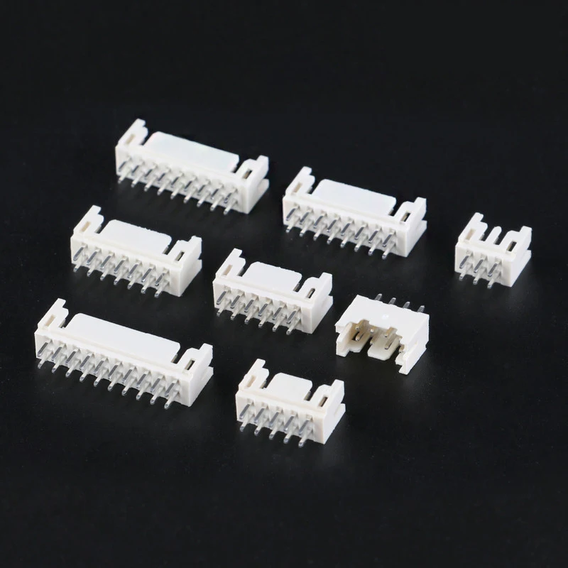 20pcs PHD2.0 double row plug-in connector straight needle rubber shell reed combination spacing 2mm 3/4/5/6/7/8/9/10P